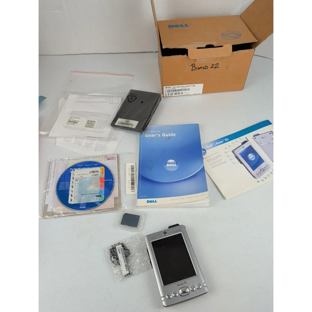 Dell Axim X3 Windows Mobile Pocket PC With Accessories